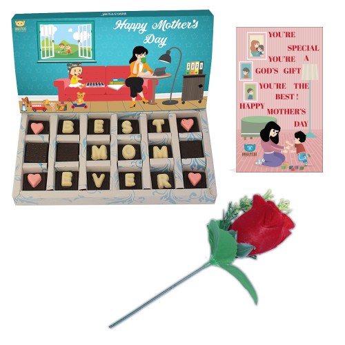 Mother's Day Gift - BEST MOM EVER chocolate box - 180g